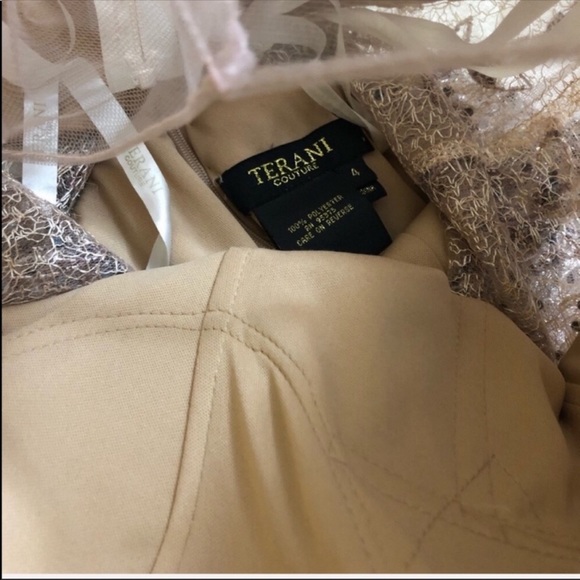 Terani couture purple mermaid prom dress size 4 - Picture 7 of 8